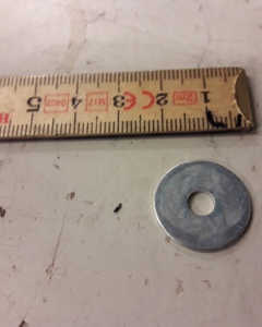 Washer  5.3x20x1.25 galv